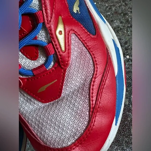 Puma RsFast Dynamic Red and Blue Athletic Men Sneakers Shoes Size 9.5 - Picture 10 of 16